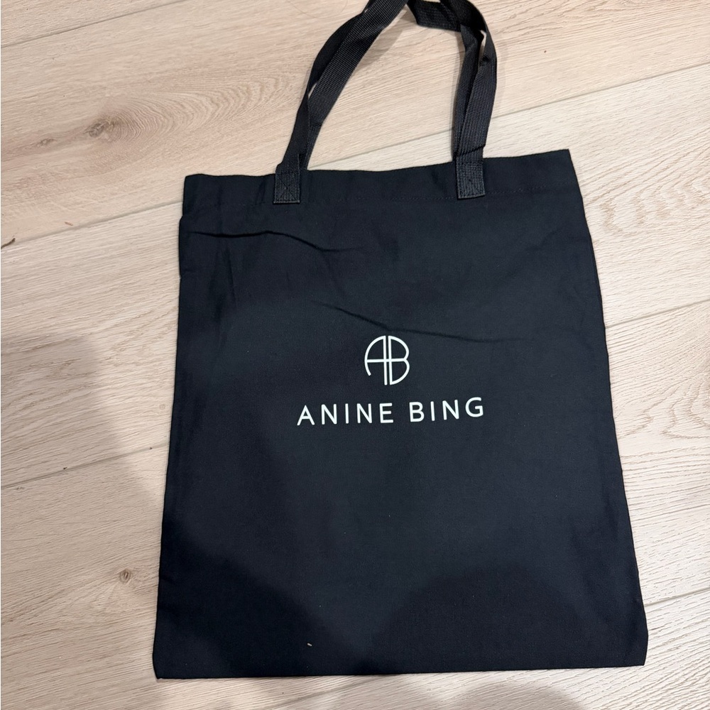 Anine Bing Black Logo Tote Remy